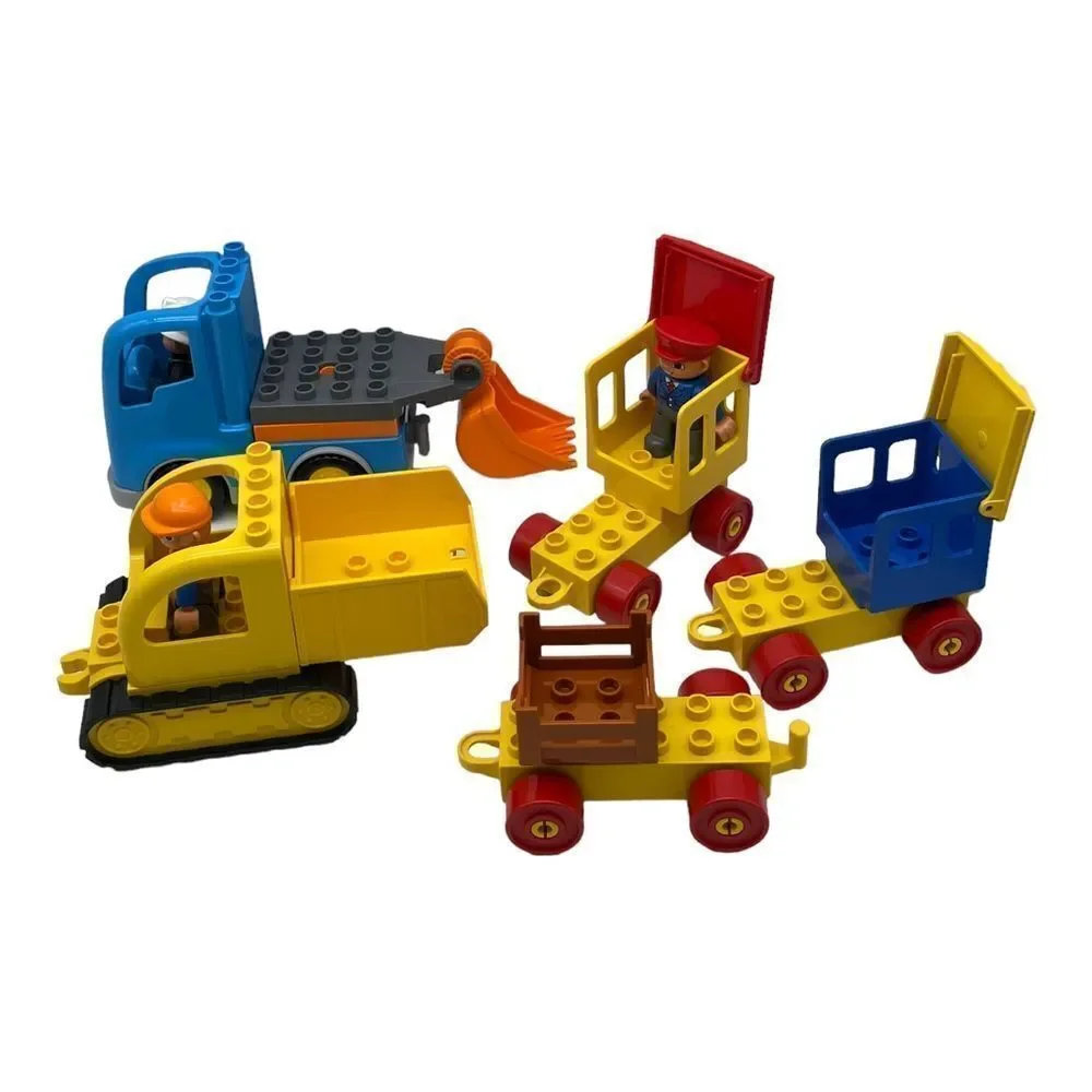 Duplo Lego Vehicle Lot Bundle trains Figures Construction truck toy blocks